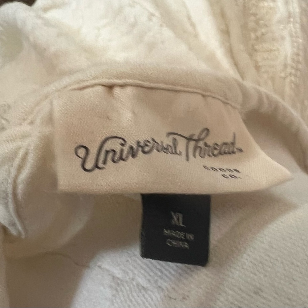 Universal Thread Boho Style Top Cream Size Xl 100… - image 4